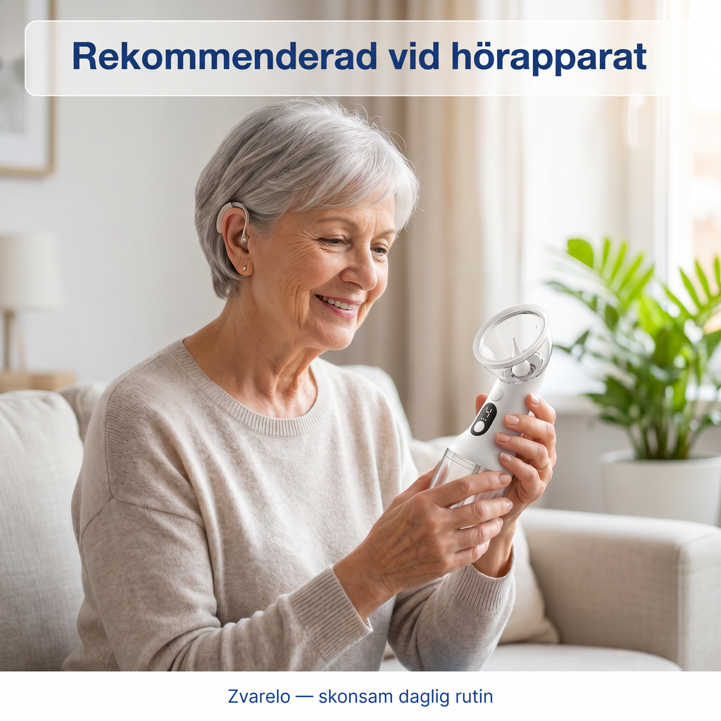 Zvarelo™ — Öronrengöraren som rensar vaxproppen hemma på 3 minuter utan tops eller klinikbesök