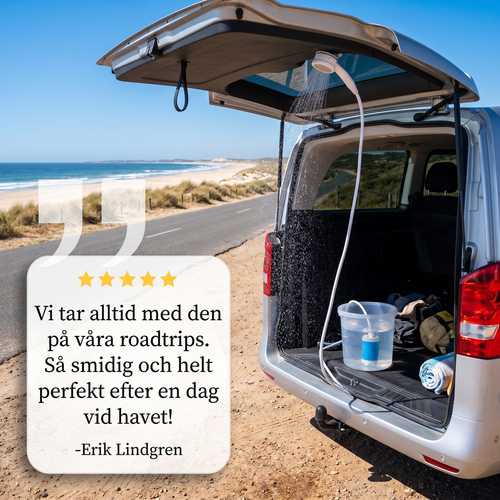 Zvarelo™ — Den Originella Portabla Duschen - Bli fräsch var du än är på under två minuter