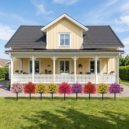Zvarelo™ — Den Originella Konstblomman som håller sig fräsch i sol och regn utan skötsel