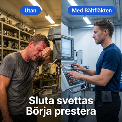 Zvarelo™ Arbetsfläkten som håller dig sval hela skiftet, även med långärmat