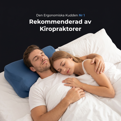 Zvarelo™ — Ergonomiska Sömnkudden med minnesskum som stöder nacken och minskar morgonstelhet