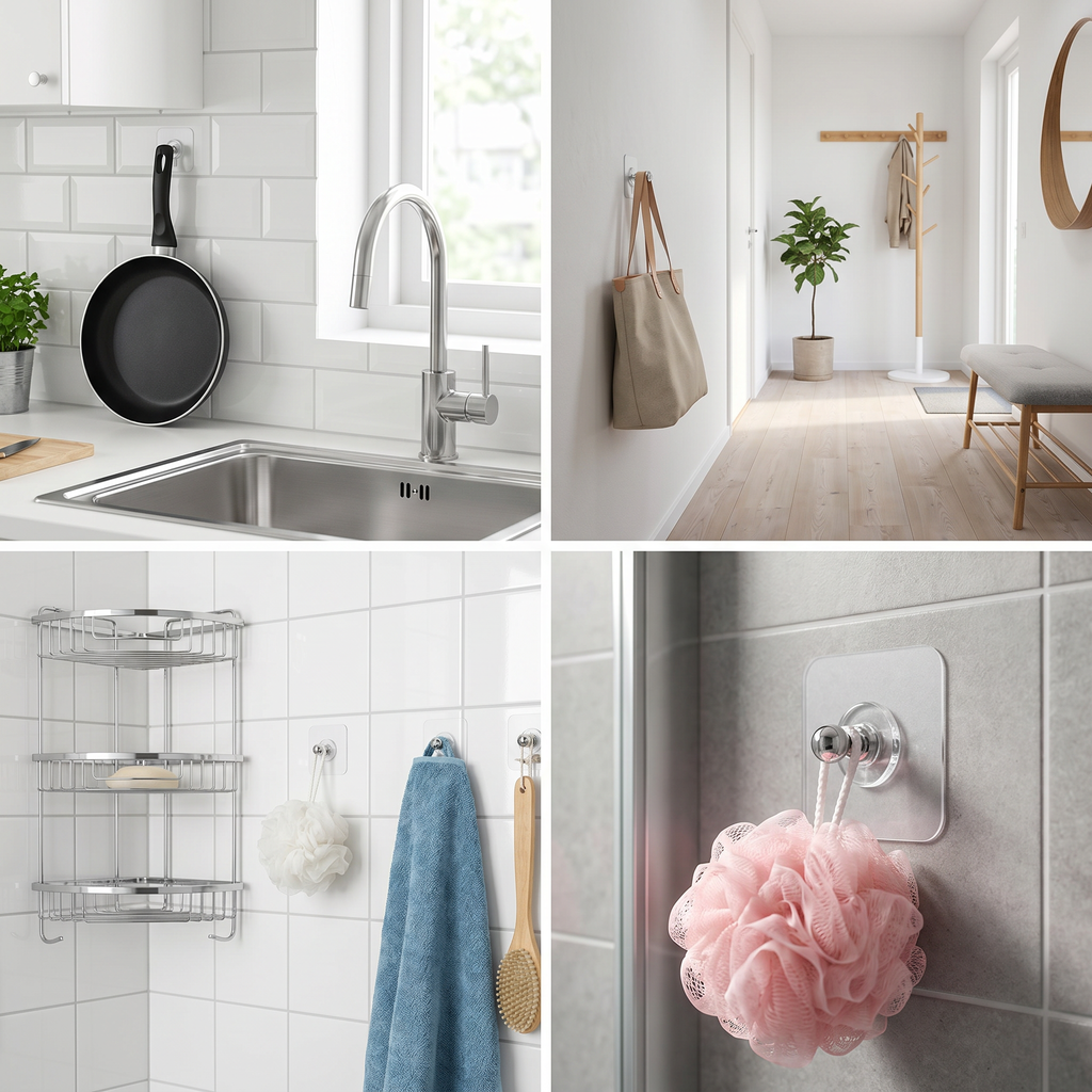 Zvarelo™ — Väggkrokarna som håller 7 kg utan borrhål och lämnar väggen helt intakt