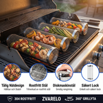 Zvarelo™ — Grillkorgen som håller räkor och grönsaker på plats, ger äkta grillsmak och diskas ren på fem minuter