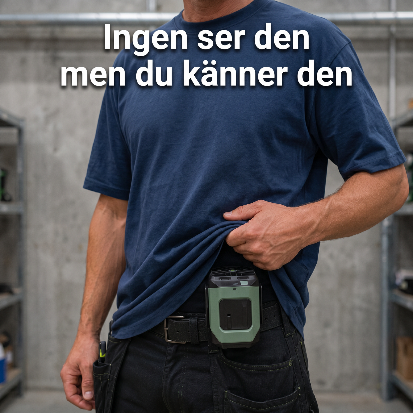 Zvarelo™ Arbetsfläkten som håller dig sval hela skiftet, även med långärmat