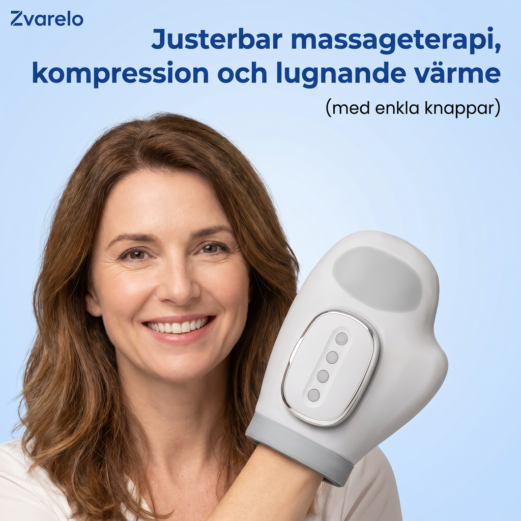 Zvarelo™ — Handmassagern med luftkompression och värme som lindrar stelhet och stickningar på 15 minuter om dagen