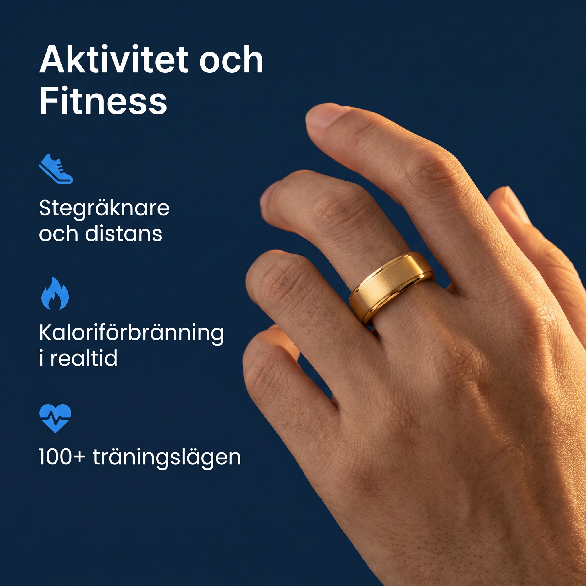 Zvarelo™ — Hälsoringen som spårar sömn, puls och stressnivå dygnet runt utan skärm