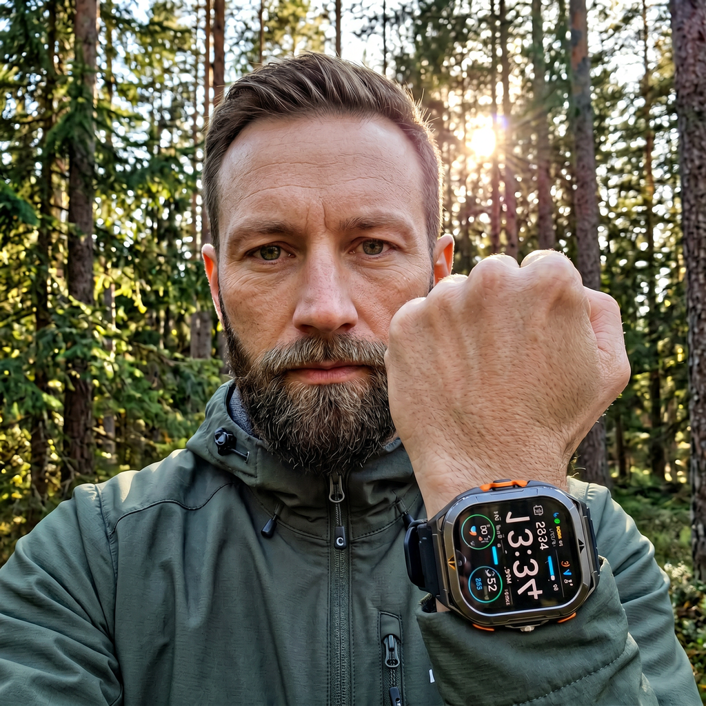 Zvarelo™ — Smartklockan som mäter puls, syre och steg och håller batteriet i 7 dagar