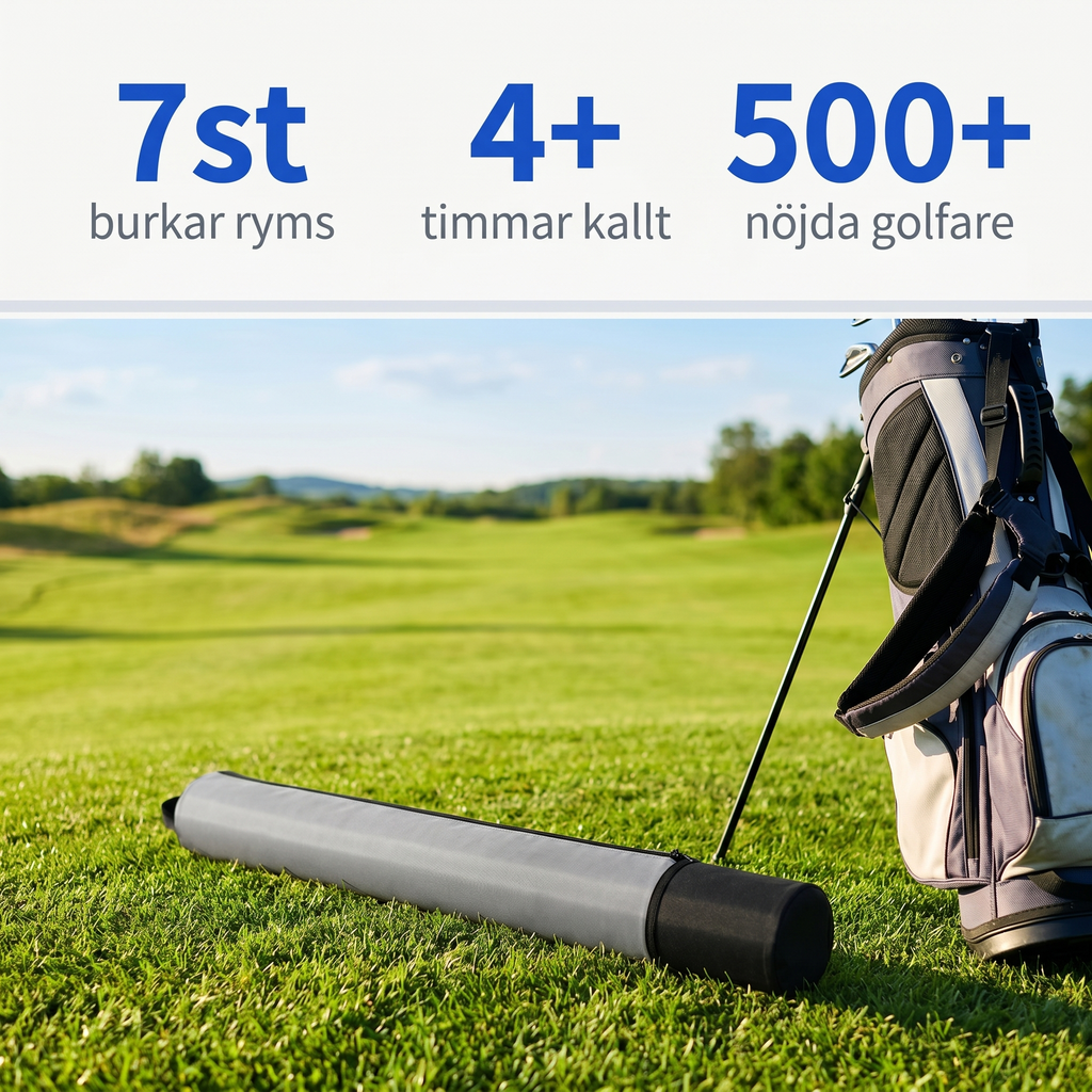 Zvarelo™ — Golfkylväskan som håller drycken kall från första tee till sista putt