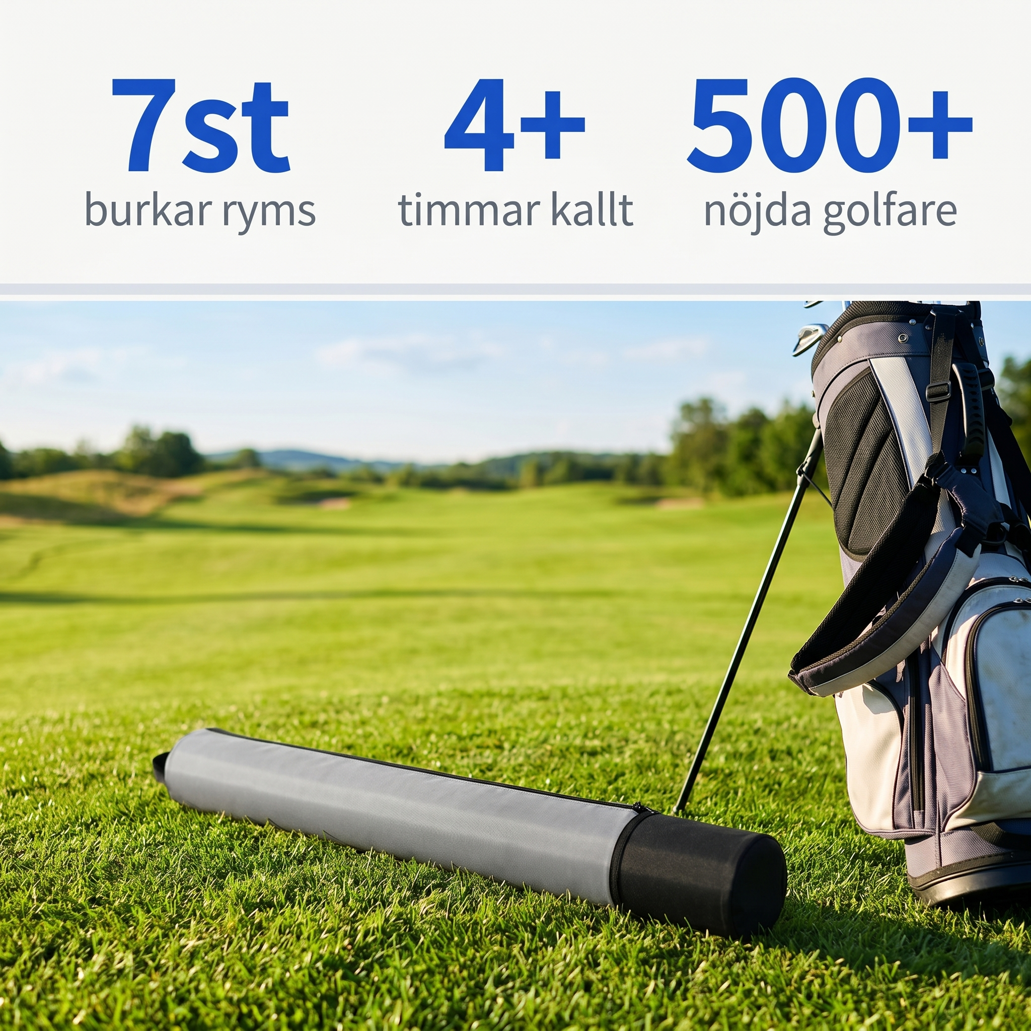 Zvarelo™ — Golfkylväskan som håller drycken kall från första tee till sista putt