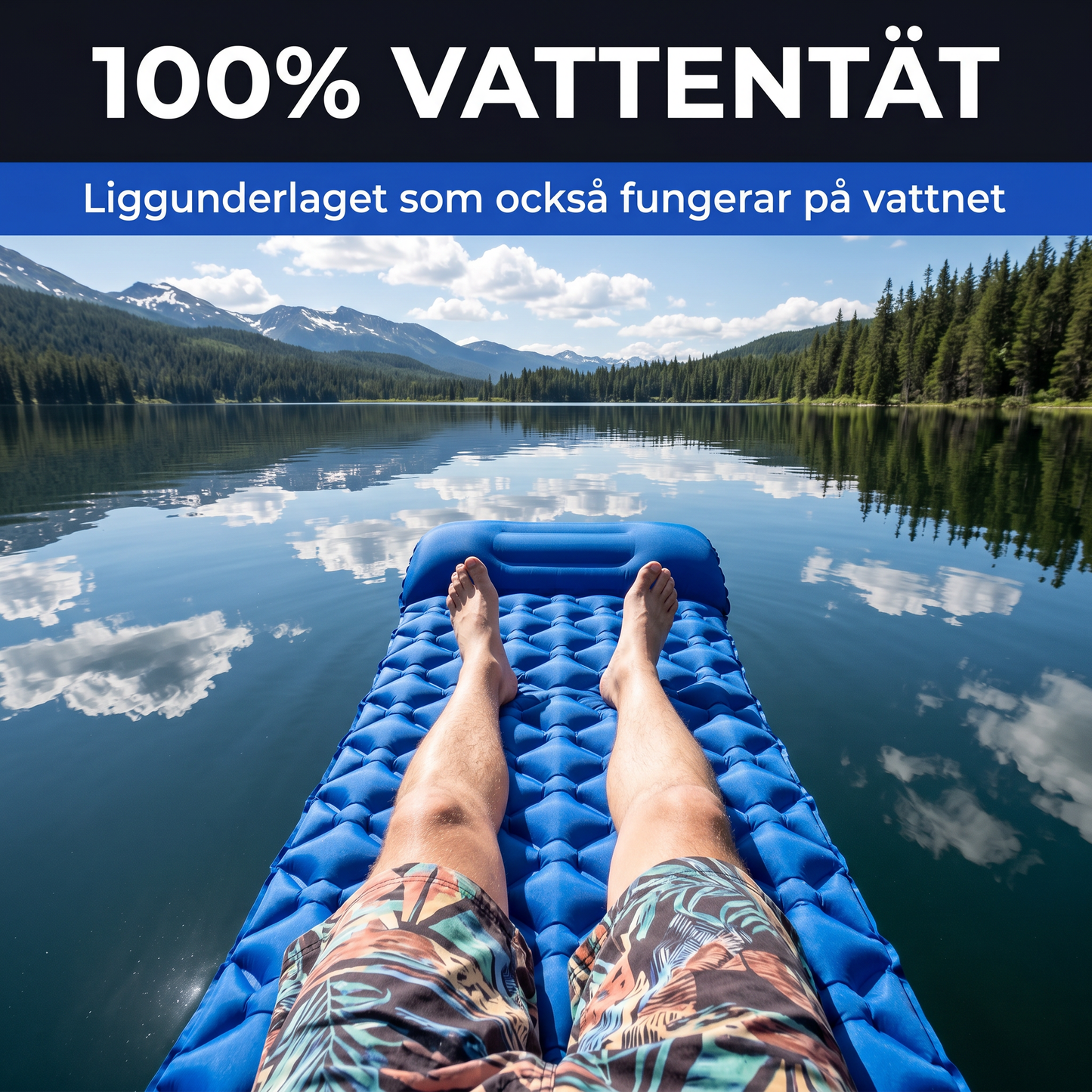 Zvarelo™ — Det Originella Kompakta Liggunderlaget som blåser upp sig självt på 30 sekunder