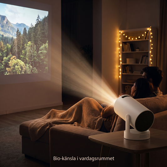 Zvarelo™ – Smart miniprojektor med WiFi 6 och 4000+ appar