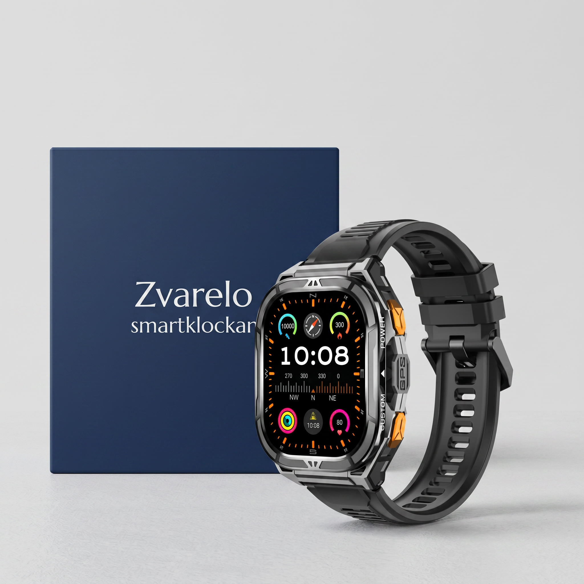 Zvarelo™ — Smartklockan som mäter puls, syre och steg och håller batteriet i 7 dagar