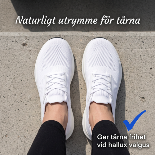 Zvarelo™ CloudStep — Hallux-vänliga skor med bred tåbox och sömlöst inre som låter dig gå hela dagen utan smärta