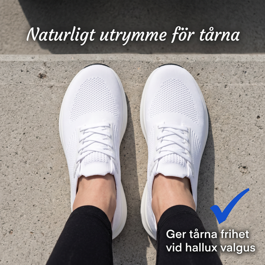 Zvarelo™ CloudStep — Hallux-vänliga skor med bred tåbox och sömlöst inre som låter dig gå hela dagen utan smärta
