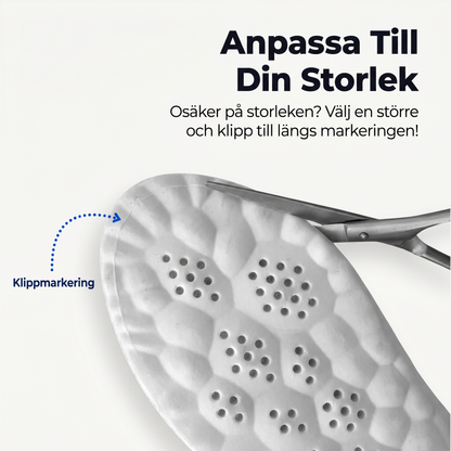 Zvarelo – Innersulor med anatomiskt bågstöd och djup hälkopp