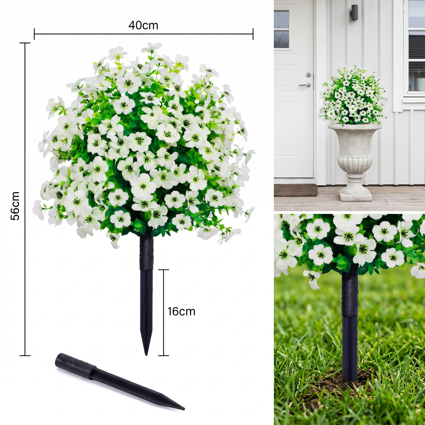 Zvarelo™ — Den Originella Konstblomman som håller sig fräsch i sol och regn utan skötsel