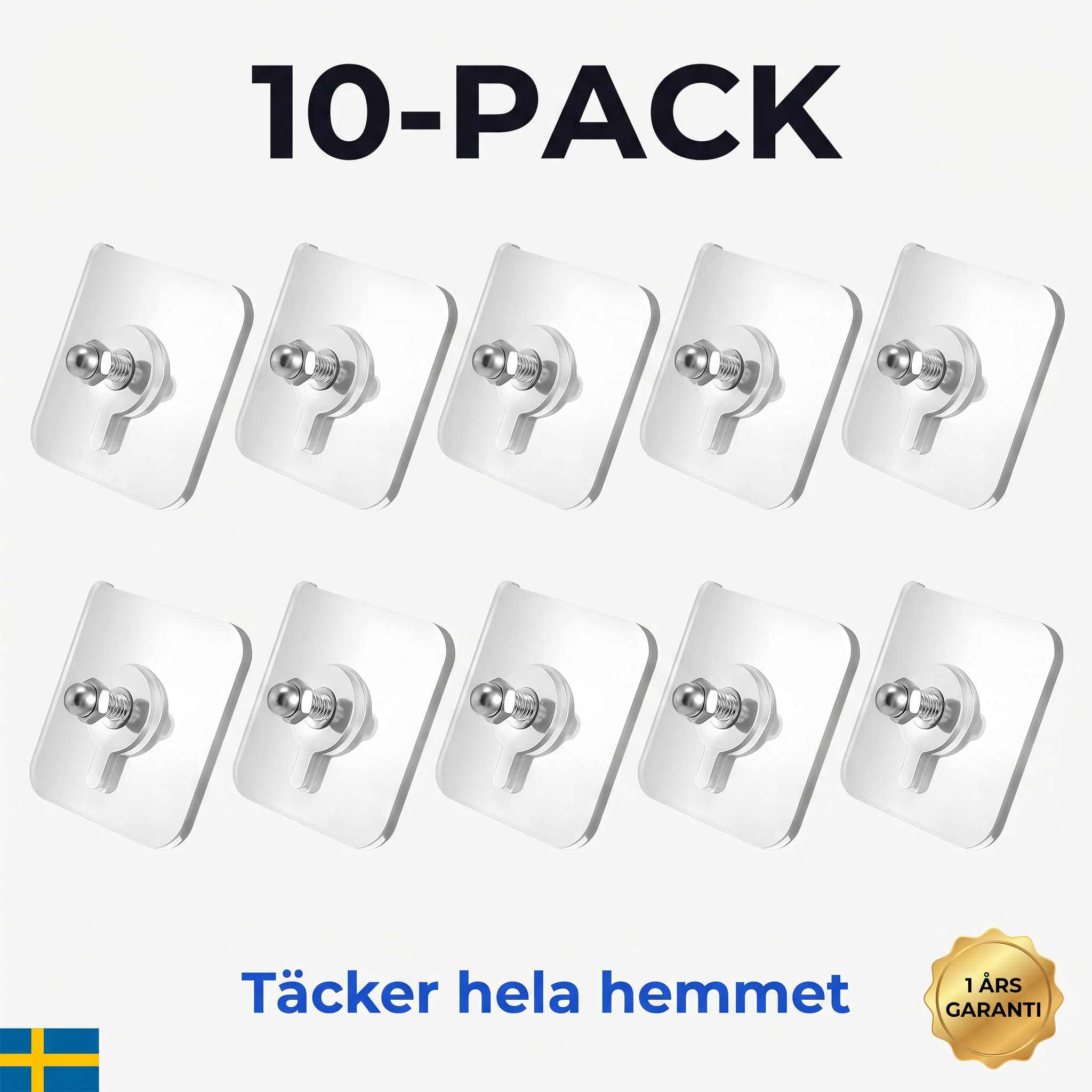 Zvarelo™ — Väggkrokarna som håller 7 kg utan borrhål och lämnar väggen helt intakt