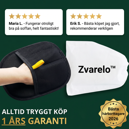 Zvarelo™ — Hårborttagningshandsken som river av djurhår från soffor och kläder med ett drag