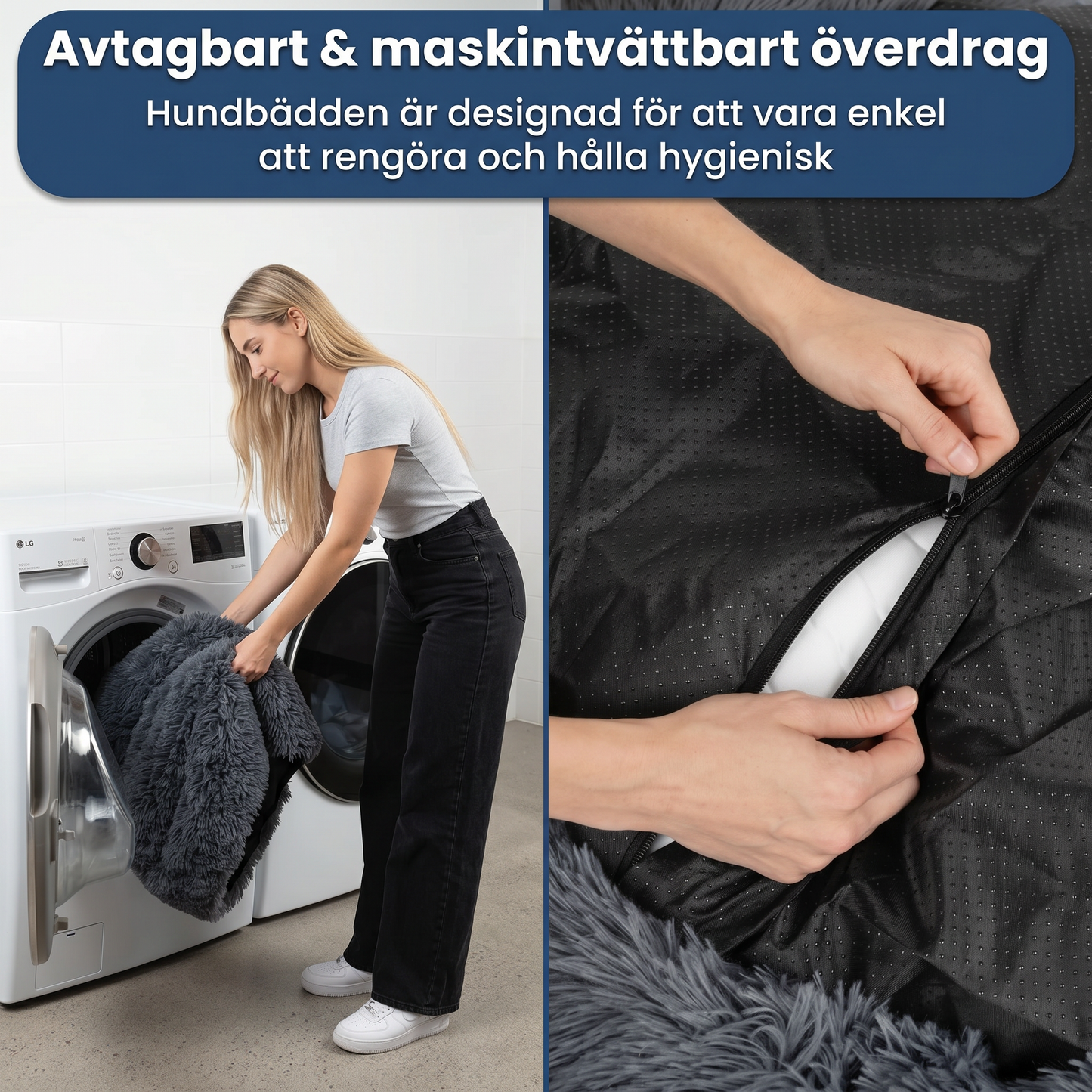 Zvarelo™ — Ortopediska Hundbädden som ger din hund smärtfri vila hela natten