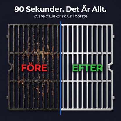 Zvarelo — Grillborsten utan metalltrådar som rengör gallret på 90 sekunder utan risk för förorening