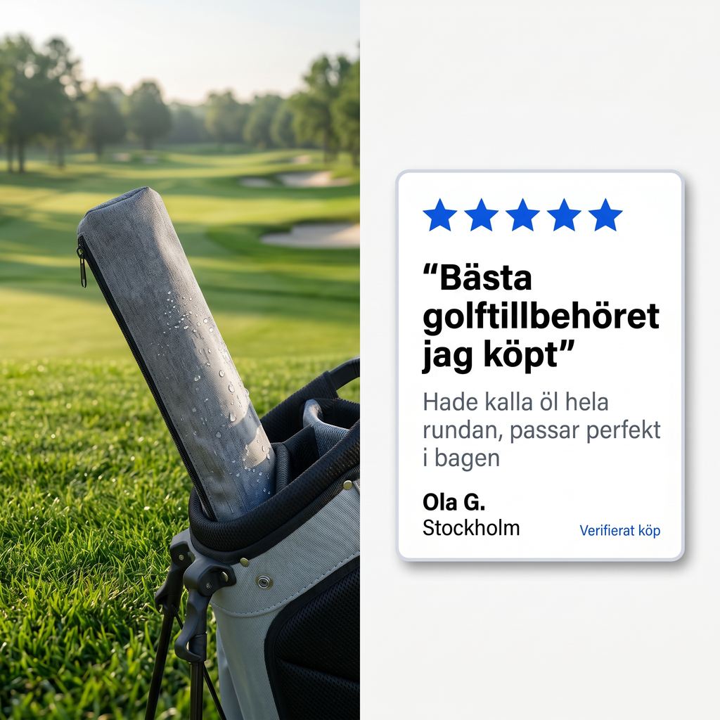 Zvarelo™ — Golfkylväskan som håller drycken kall från första tee till sista putt