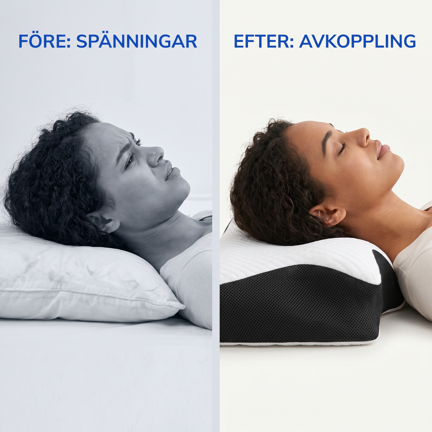 Zvarelo™ – Ergonomisk nackkudde för nack- och ryggsmärta