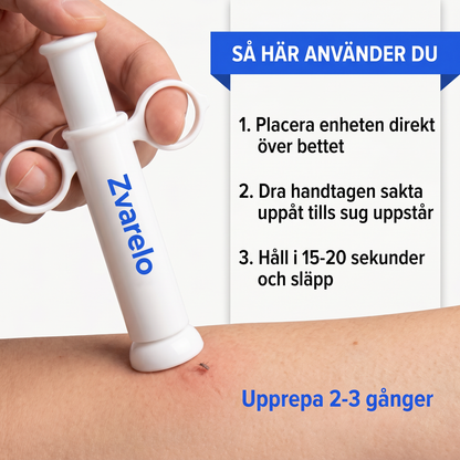 Zvarelo — Sugpennan som lindrar klådan från myggbett vid källan