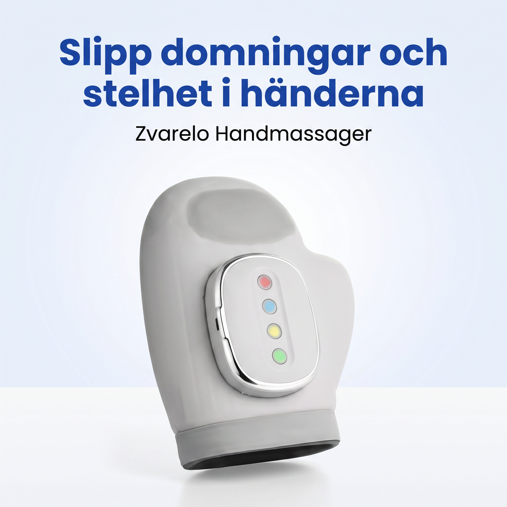 Zvarelo™ — Handmassagern med luftkompression och värme som lindrar stelhet och stickningar på 15 minuter om dagen