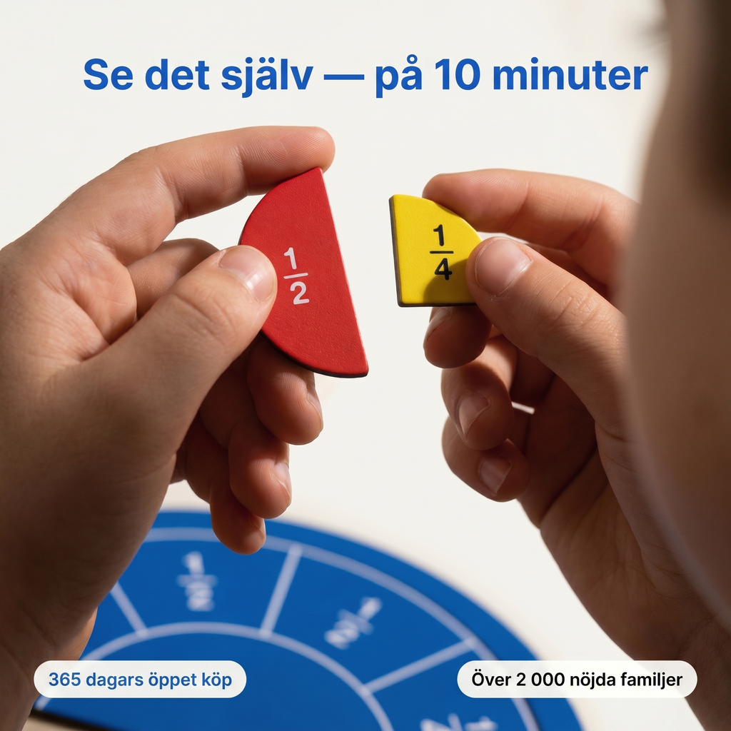 Zvarelo™ – BråkMagneten - Magnetiskt bråkspel som gör matte konkret och roligt för barn