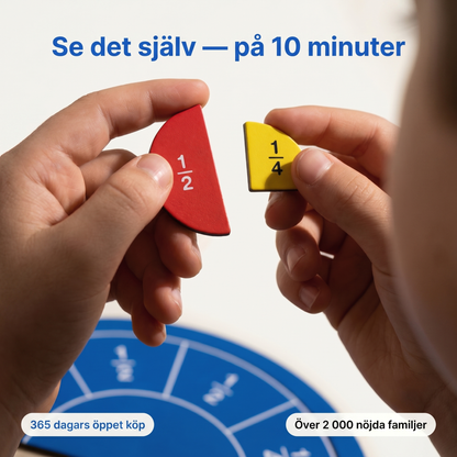 Zvarelo – BråkMagneten - Magnetiskt bråkspel som gör matte konkret och roligt för barn