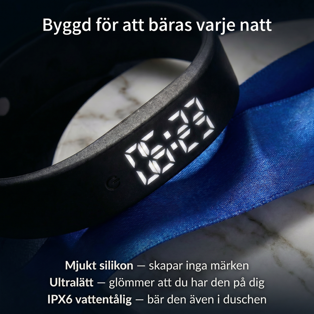 Zvarelo™ – Vibrerande väckningsarmband som väcker dig utan att störa andra