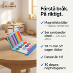 Zvarelo™ – BråkMagneten - Magnetiskt bråkspel som gör matte konkret och roligt för barn