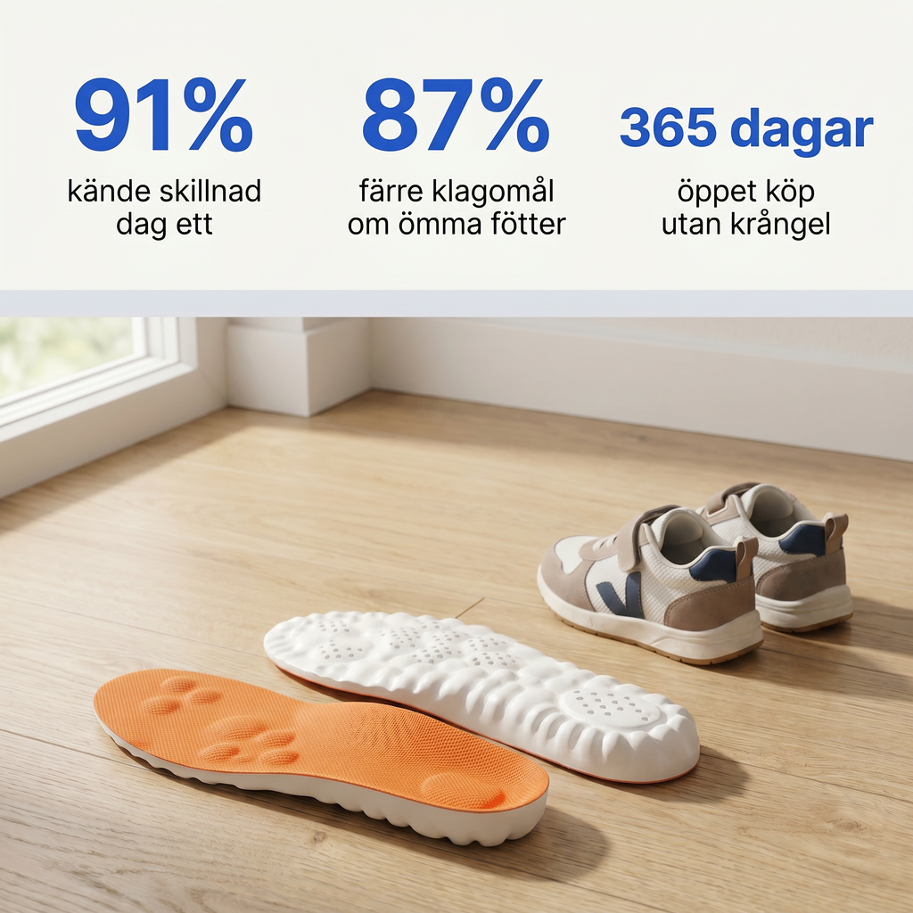 Zvarelo™ – Innersulor som korrigerar foten och tar bort smärtan