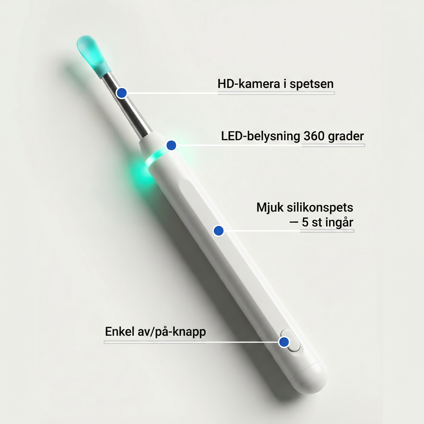Zvarelo™ — Den Originella Öronrengöraren - Avancerad teknik som tar bort vax och förbättrar din hörsel