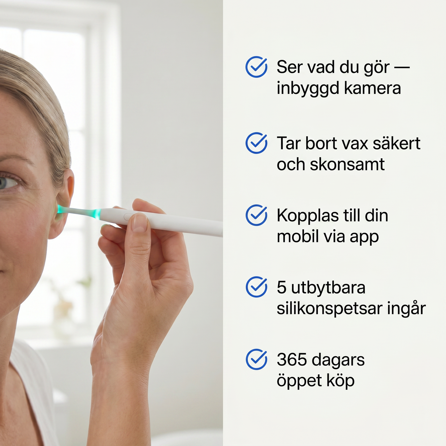Zvarelo™ — Den Originella Öronrengöraren - Avancerad teknik som tar bort vax och förbättrar din hörsel
