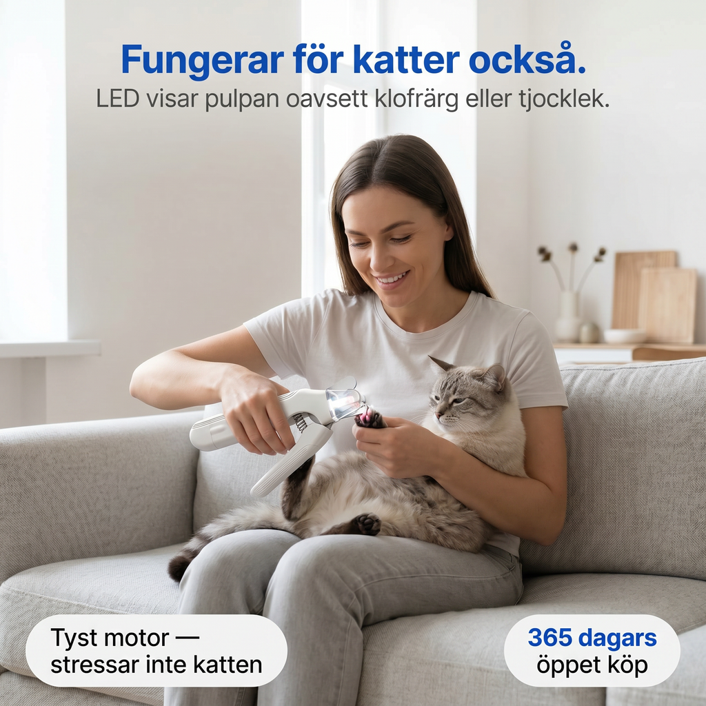 Zvarelo™ — Den Originella Kloklipparen som låter dig klippa tryggt utan att skada din hund