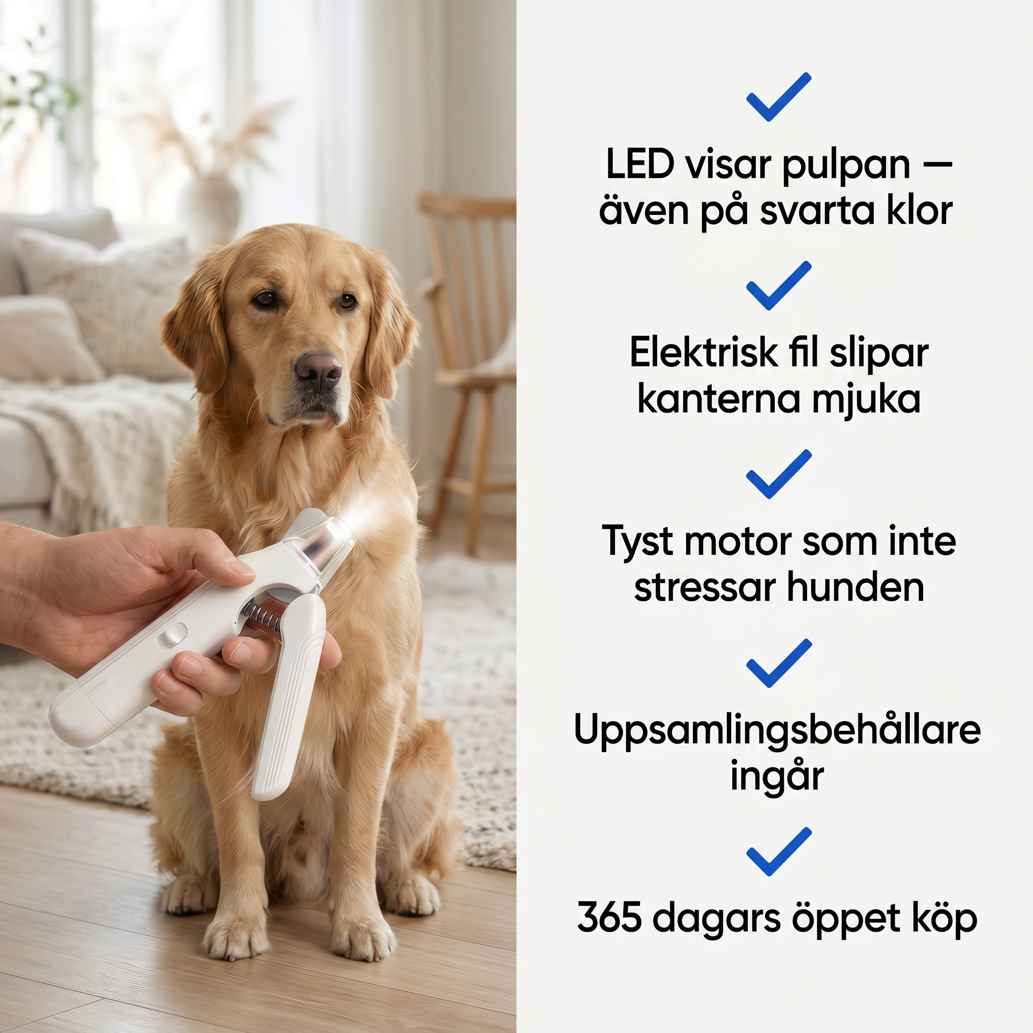 Zvarelo™ — Den Originella Kloklipparen som låter dig klippa tryggt utan att skada din hund
