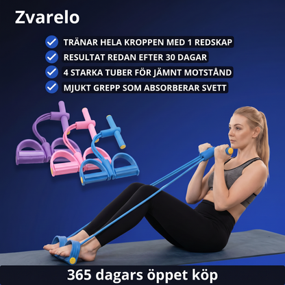 Zvarelo — Expanderbara Träningsbandet som ersätter gymmet och tränar hela kroppen hemma