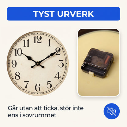 Tyst urverk går utan att ticka