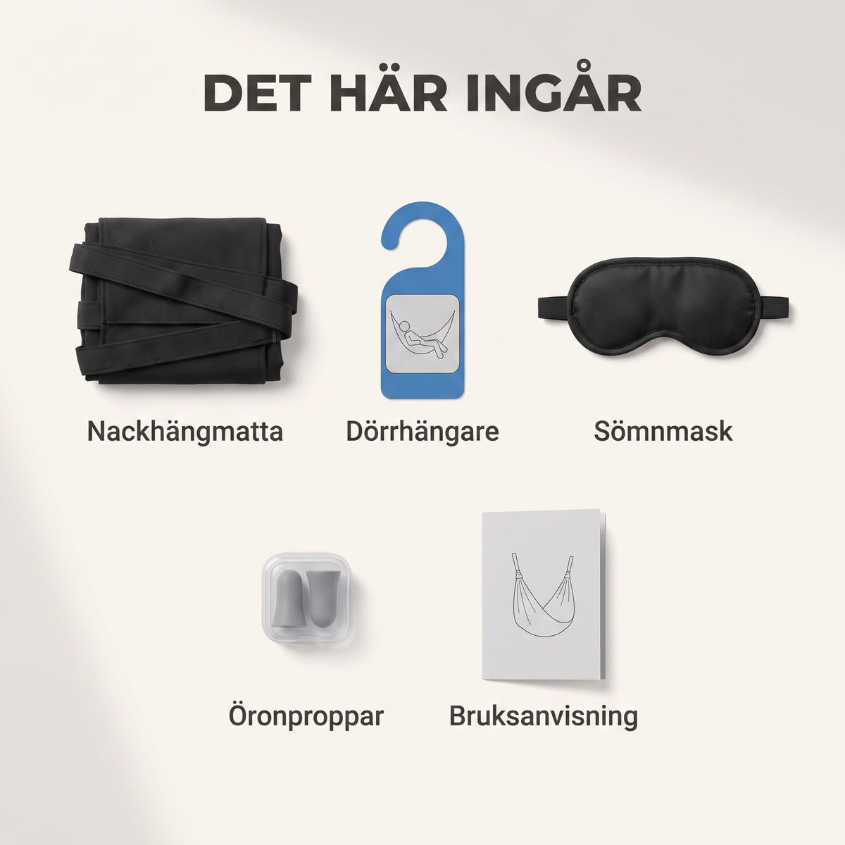 Närbild på tygvaggan och det justerbara spännet