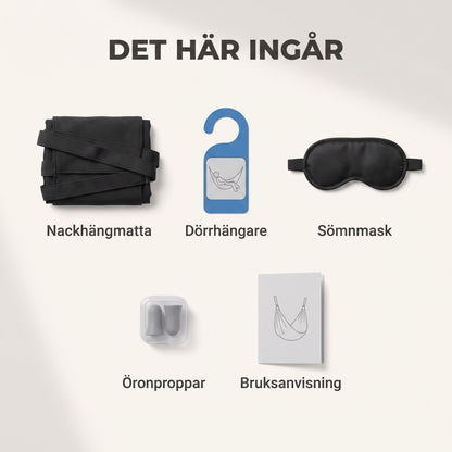 Närbild på tygvaggan och det justerbara spännet