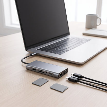 Zvarelo™ — USB-C-hubb som låter dig koppla in allt i en port