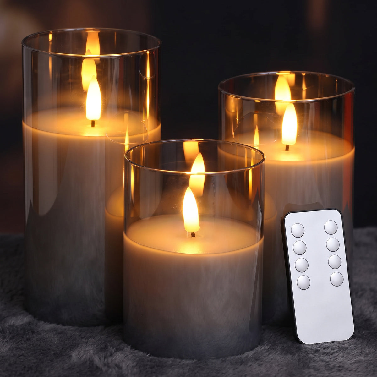 Champagneglas doftljus