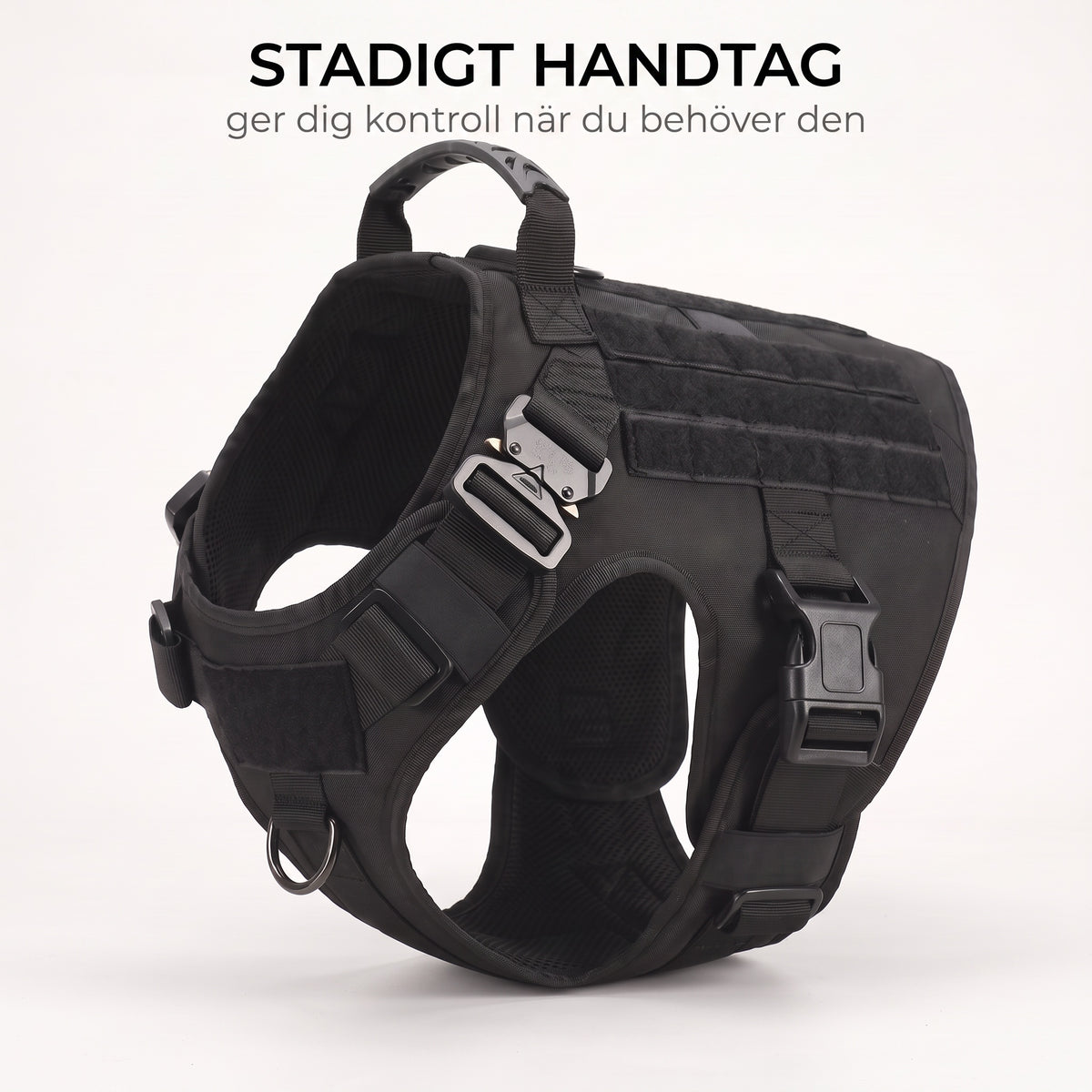 Stadigt handtag pa ryggen ger kontroll