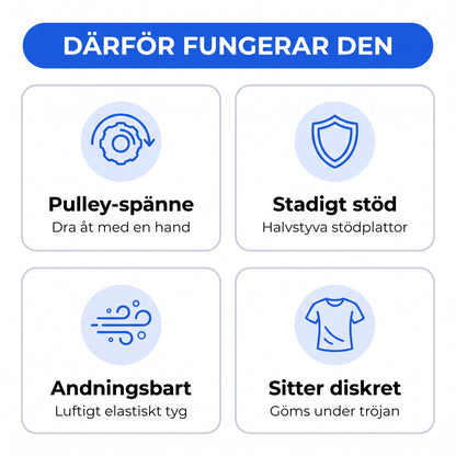 Funktionsöversikt av stödbältets egenskaper