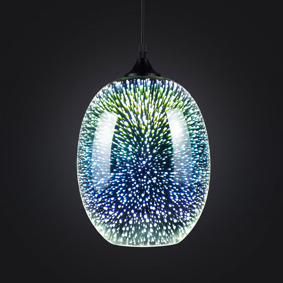 Oval pendellampa, produktbild