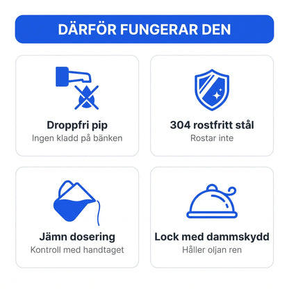 Zvarelo oljekanna rostfritt stål