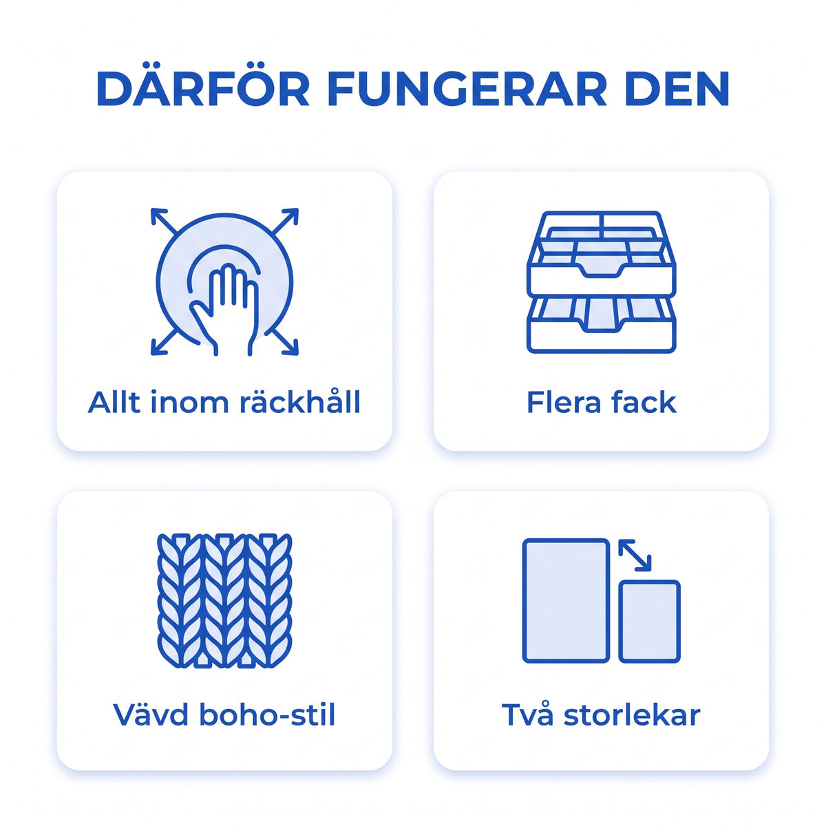 Zvarelo boho fåtöljficka i makramé