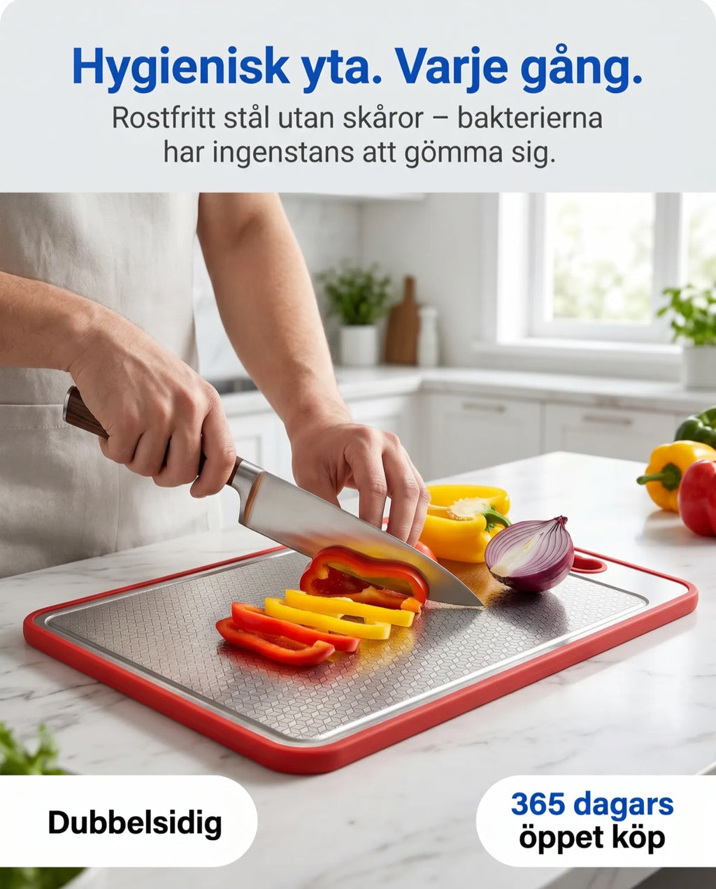 Zvarelo™ — Antibakteriella Skärbrädan som aldrig suger åt sig bakterier eller lukt