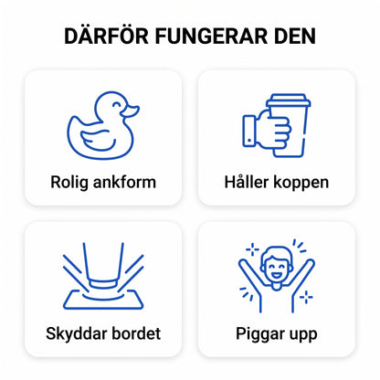 Zvarelo ankunderlägg mugghållare